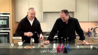 How to make a frappé coffee using an aerolatte milk frother [upl. by Cannell]