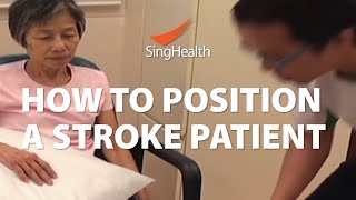 How To Position A Stroke Patient [upl. by Yim]