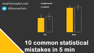 Ten Statistical Mistakes in 5 Min [upl. by Eduam339]