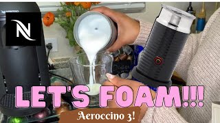 How To Foam Milk With Aeroccino 3 Make Coffee With Foam Tips amp Tricks  Easy Foamed Latte Recipe [upl. by Krystal5]