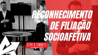 DIREITO DE FAMÍLIA Reconhecimento de filiação socioafetiva [upl. by Hadeehuat727]