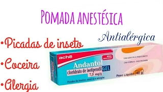 Resenha PomadaAndantol Gel [upl. by Kabab]