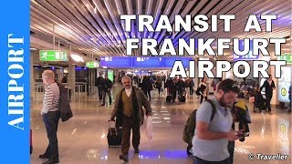 TRANSIT WALK AT FRANKFURT Airport FRA Terminal 1  Connection Flight Transfer Arriving amp Departing [upl. by Eniahs]