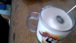 Aerolatte Review Frothing Cold Milk In Under 1 Minute [upl. by Irok]