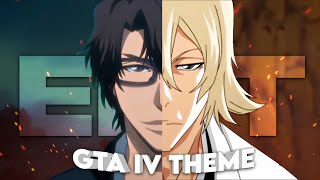 Aizen x Urahara  GTA IV Theme Edit [upl. by Ahsilet]